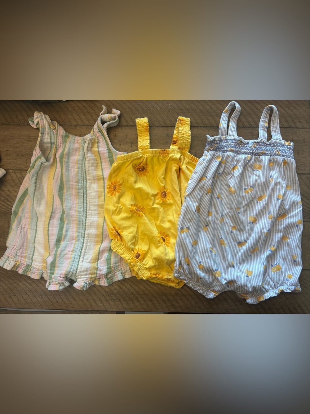 12M Baby Girl Bundle of Rompers